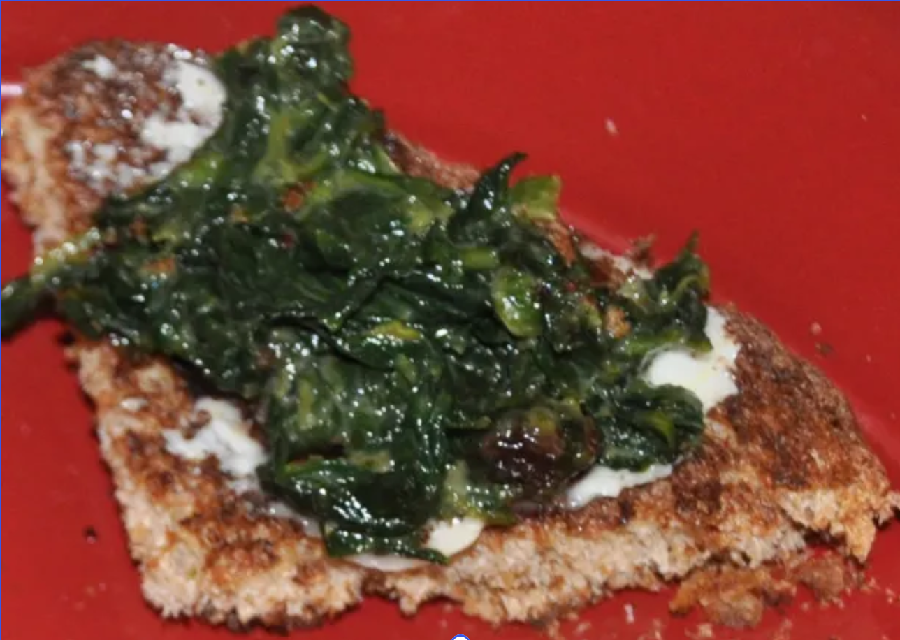 Spinach Toast